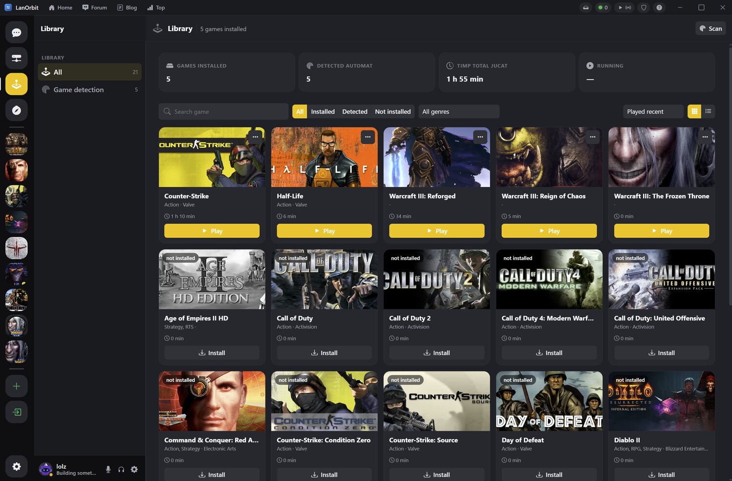 Game library